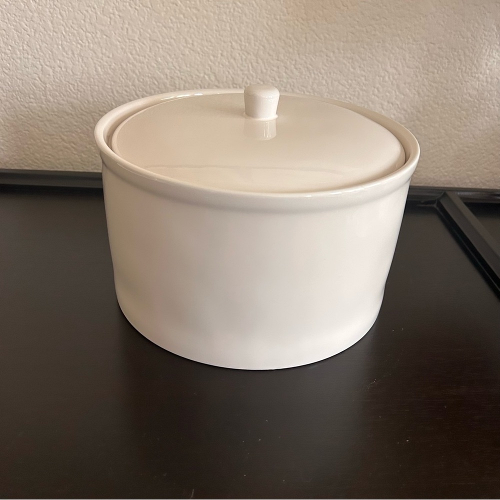 Rae Dunn by Magenta "PANCAKES" ceramic warmer ivory color - Picture 6 of 10